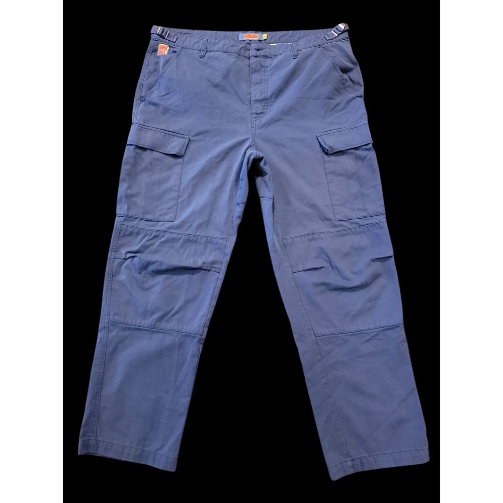 Empyre Relax Cargo Pants Size 36 Navy Missing Buttons